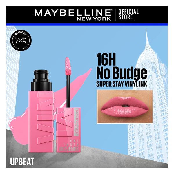 Maybelline New York - Superstay Vinyl Ink Longwear No-Budge Liquid Lipstick, 155 Upbeat