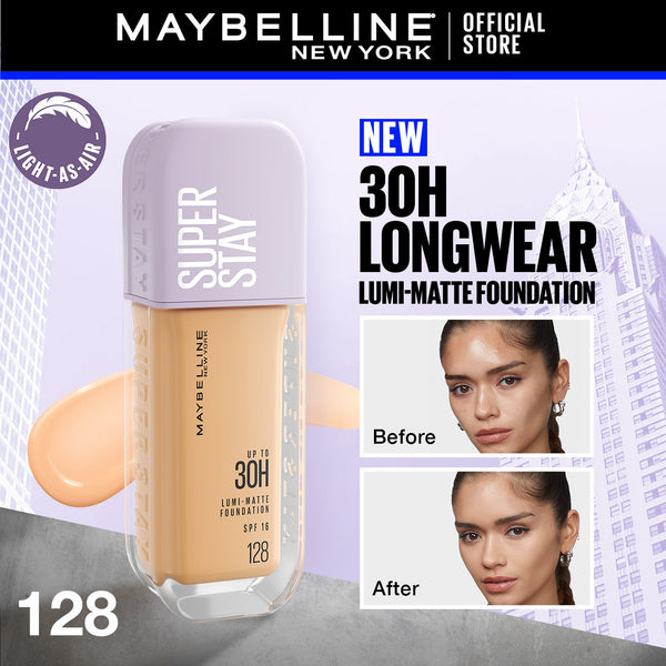 Maybelline New York - Super Stay Up to 30hr Lumi Matte Foundation - 128