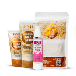 BNB Opulent Glow Bundle (Rice Extract Kit + Pink Glow Spf60)