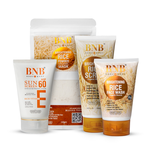 BNB Radiance Resurgence Bundle (Rice Extract Kit + Vitamin E Spf60)