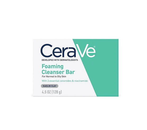 CeraVe Foaming Cleanser Bar 128g 