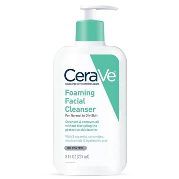 Cerave Foaming Facial Cleanser Oil Control 8Oz/237Ml